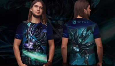 Футболки с полной запечаткой: дота Phantom Assassin